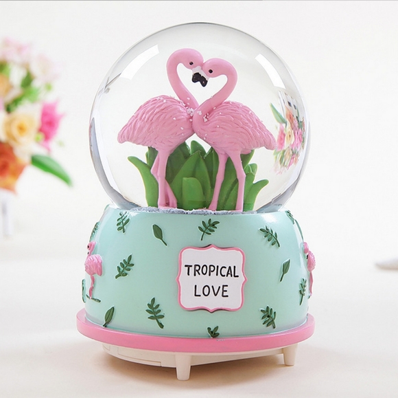Tropical Love Snowglobes Musicbox - Picture 3 of 4